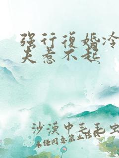 强行复婚冷心前夫惹不起