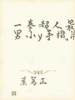 一拳超人最强之男小y手机版下载