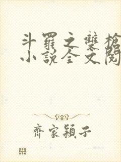 斗罗之双枪绝世小说全文阅读