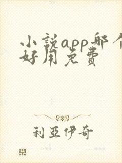 小说app哪个好用免费