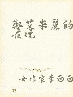 与艾米丽的疯狂夜晚