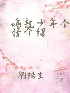 鸣龙少年全集剧情介绍