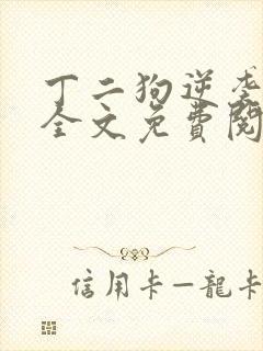 丁二狗逆袭人生全文免费阅读