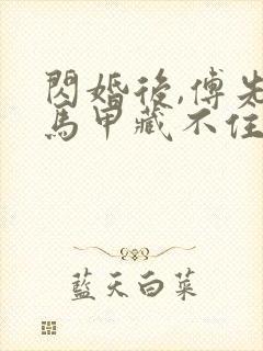 闪婚后,傅先生马甲藏不住了演员表