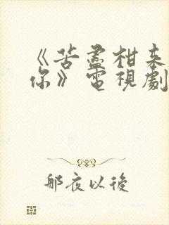 《苦尽柑来遇见你》电视剧免费看