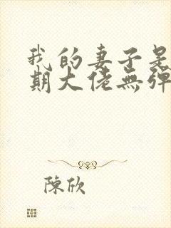 我的妻子是大乘期大佬无弹窗阅读