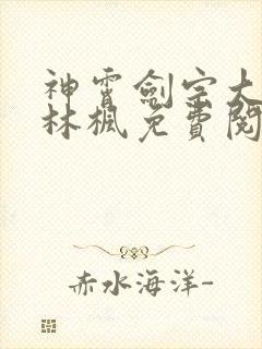 神霄剑宗大师兄林枫免费阅读