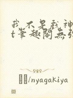 我不是戏神txt笔趣阁无弹窗