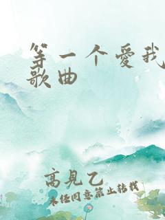 等一个爱我的人歌曲