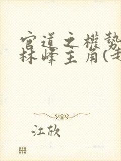 官道之权势滔天林峰主角(赵小二)