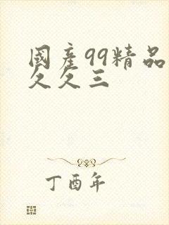 国产99精品久久久三