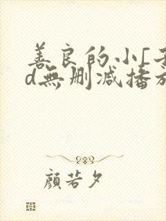 善良的小[子hd无删减播放一区