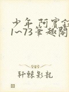 少年 阿宾钰慧1~73笔趣阁