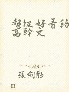 超级好看的小说高干文