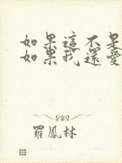 如果这不是结局如果我还爱你歌名