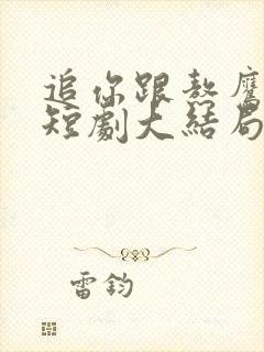 追你跟熬鹰似的短剧大结局