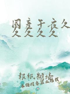 国产午夜久久久久久久久