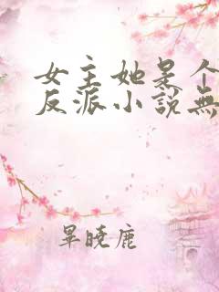 女主她是个病娇反派小说无弹窗