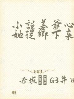 小说姜爷心尖宠她从乡下来全文阅读