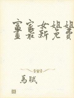 富家女姐姐韩漫画最新免费阅读