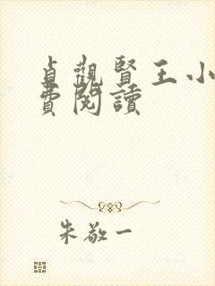 贞观贤王小说免费阅读