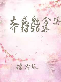 大盛魁分集剧情介绍56集