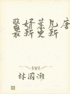 医婿叶凡唐若雪最新更新