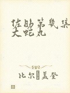 佐助第几集杀了大蛇丸