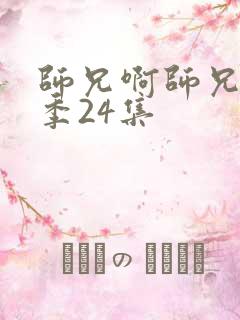 师兄啊师兄第3季24集