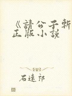 《请公子斩妖》正版小说