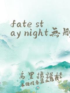 fate stay night无删减