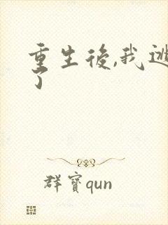 重生后,我逃婚了