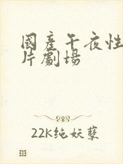 国产午夜性生大片剧场