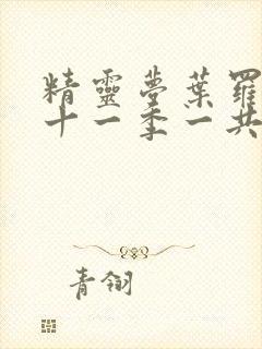 精灵梦叶罗丽第十一季一共多少集