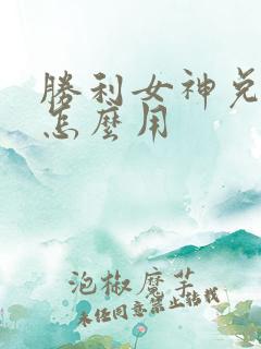 胜利女神兑换码怎么用