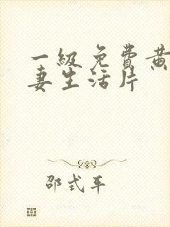 一级免费黄色夫妻生活片