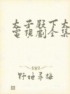 太子殿下太凶猛电视剧全集