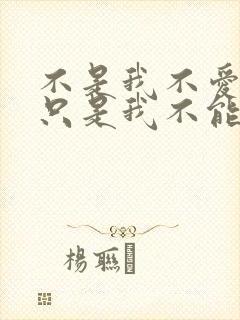 不是我不爱你,只是我不能爱你