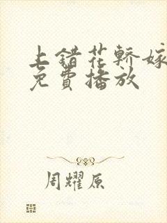 上错花轿嫁王爷免费播放