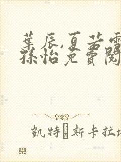 叶辰,夏若雪,孙怡免费阅读