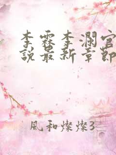 李霖李澜官场小说最新章节更新时间