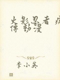 火影忍者 疾风传 动漫