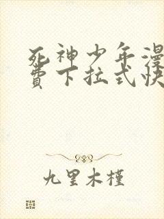 死神少年漫画免费下拉式快看漫画