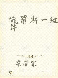 俄罗斯一级伦理片