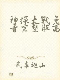 神探大战免费观看完整版高清电影