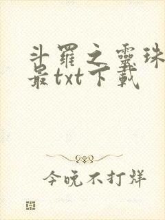 斗罗之灵珠神剑最txt下载