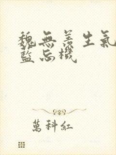 魏无羡生气不理蓝忘机