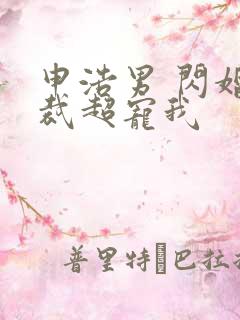 申浩男 闪婚总裁超宠我