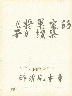 《将军家的小娘子》续集