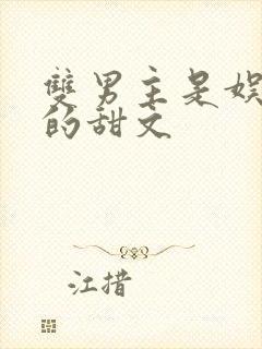 双男主是娱乐圈的甜文